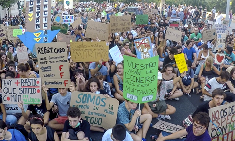 Los jóvenes por la acción climática